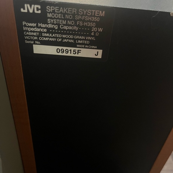 JVC FS-H350 Compact Component System CD/Tape Player Radio With Speakers WORKS - Picture 6 of 12